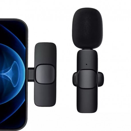 Беспроводной микрофон петличный K8 для iphone и Android  оптом-4