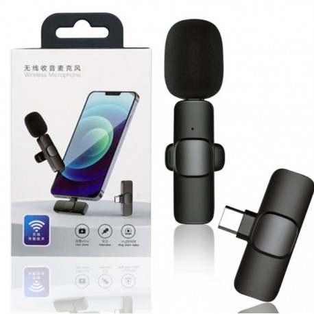 Беспроводной микрофон петличный K8 для iphone и Android  оптом-8