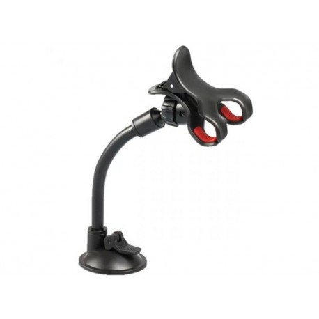 Автомобильный держатель универсальный прищепка на присоске для смартфонов до 6"   оптом-1