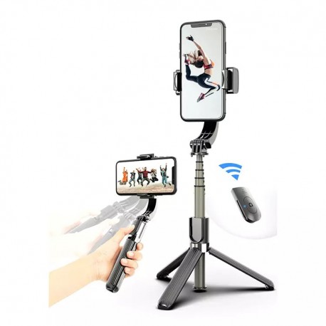Беспроводной монопод со встроенной треногой Gimbal Stabilizer L08  оптом-5