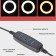 Кольцевая лампа для макияжа с 2 держателями для телефона Live Light Holder WS-868  оптом
