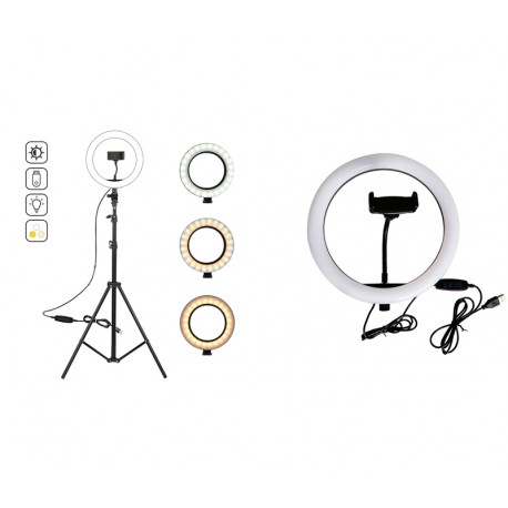 Кольцевая лампа Led ring light 30 см  оптом-2