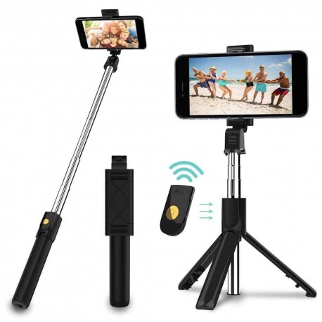 Беспроводной монопод со встроенной треногой Selfie Stick Inegrated Tripod S03  оптом-4