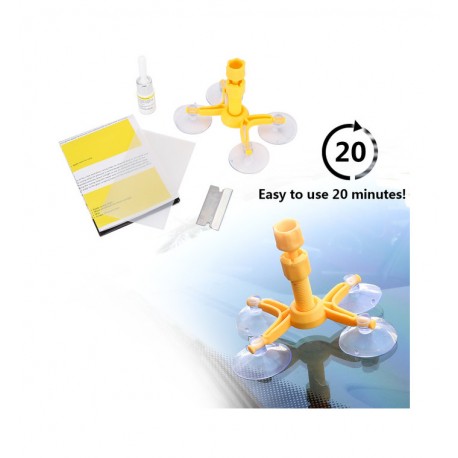 Набор для ремонта автостёкол Windshield Repair Kit  оптом-5