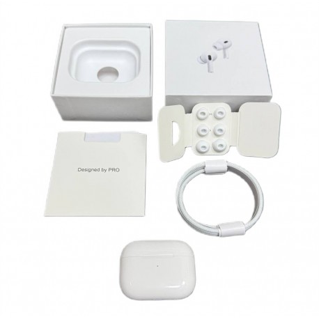 Беcпроводные наушники Airpods Pro 2 Type-C ANC (PRO) чип Jerry 7003 (D8) без логотипа оптом-1