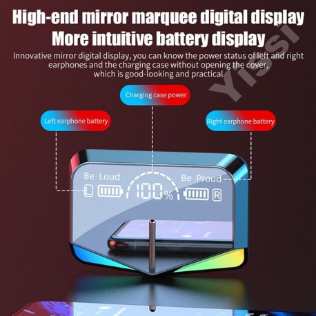 Игровые наушники-вкладыши M28 DAMAX PLAYGAMES WIRELESS 5.3 IPX-4 WS с микрофоном для геймеров  оптом-12