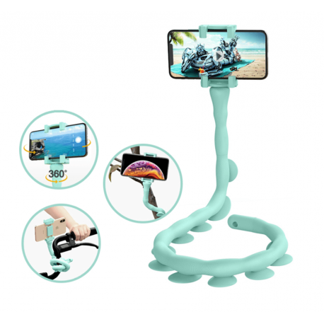 Гибкий держатель для телефона с присосками Cute Worm Lazy Holder  оптом-8