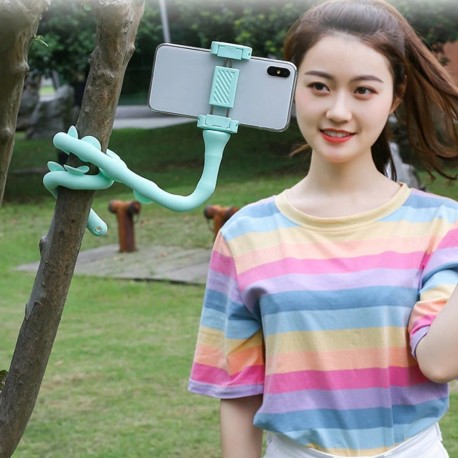 Гибкий держатель для телефона с присосками Cute Worm Lazy Holder  оптом-6