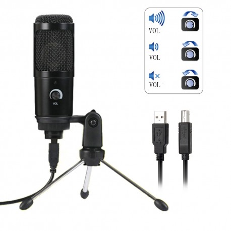 Конденсаторный USB-микрофон для ПК  оптом-2