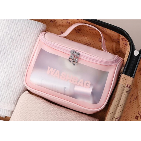 Прозрачная дорожная косметичка для путешествий  оптом-2