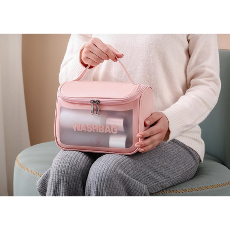 Прозрачная дорожная косметичка для путешествий  оптом-3