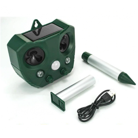 Садовый ультразвуковой отпугиватель животных на солнечной батарее с датчиком движения  оптом