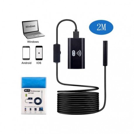 Беспроводной гибкий видеоэндоскоп WiFi HD720P 1м  оптом-2