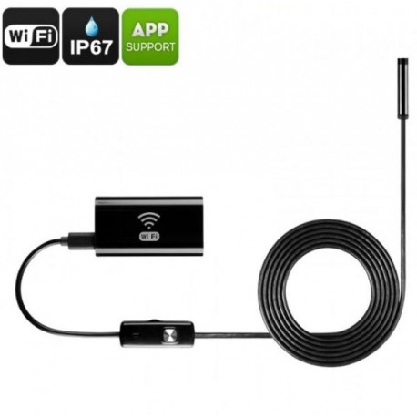 Беспроводной гибкий видеоэндоскоп WiFi HD720P 1м  оптом-1