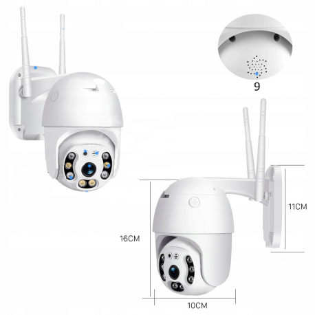 IP-камера наружного видеонаблюдения WIFI Smart Camera  оптом-8