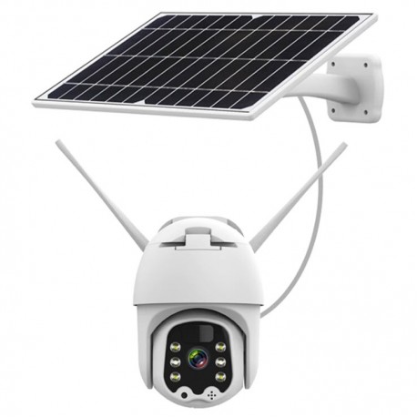 IP Камера с солнечной панелью ISEA Solar Energy Alert Security PTZ Camera поворотная  оптом-1