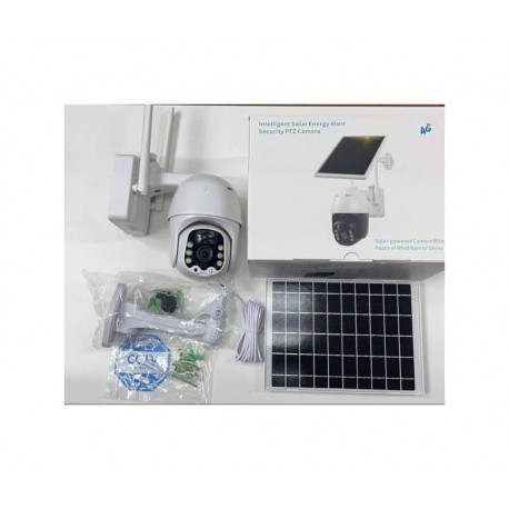 IP Камера с солнечной панелью ISEA Solar Energy Alert Security PTZ Camera поворотная  оптом-8