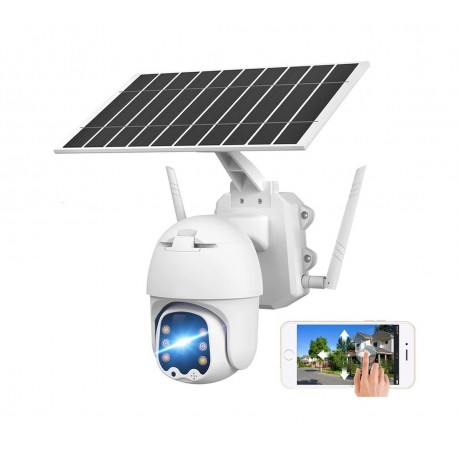 IP Камера с солнечной панелью ISEA Solar Energy Alert Security PTZ Camera поворотная  оптом