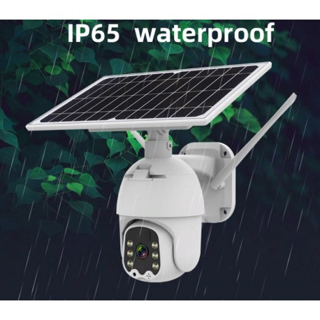 IP Камера с солнечной панелью ISEA Solar Energy Alert Security PTZ Camera поворотная  оптом-7