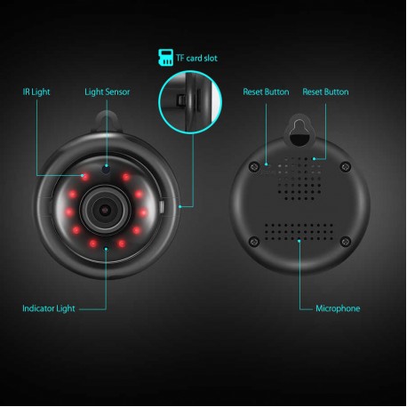Мини-камера для домашней безопасности STR-GSM V380  оптом-8