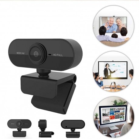 Веб-камера WebCam HD Full с микрофоном  оптом-6