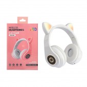 Беспроводные наушники Cat Ear CXT-B39 со светящимися кошачьими ушами  Беспроводные наушники Cat Ear CXT-B39 со светящимися кошачьими ушами