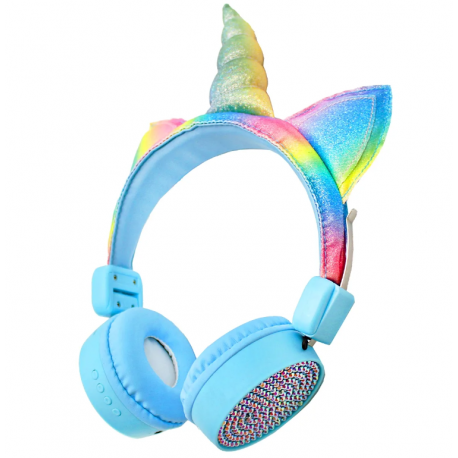Наушники беспроводные детские единорог AH-807  оптом-3