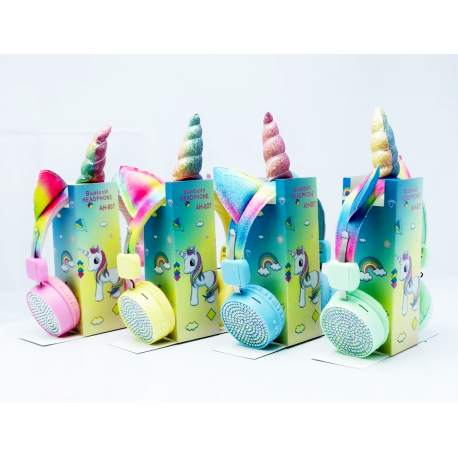 Наушники беспроводные детские единорог AH-807  оптом-7