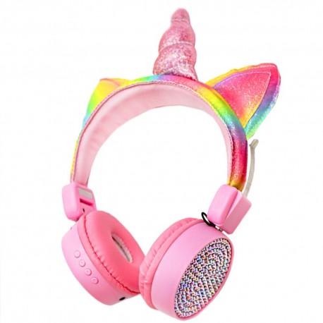 Наушники беспроводные детские единорог AH-807  оптом-1