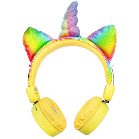 Наушники беспроводные детские единорог AH-807  оптом-5