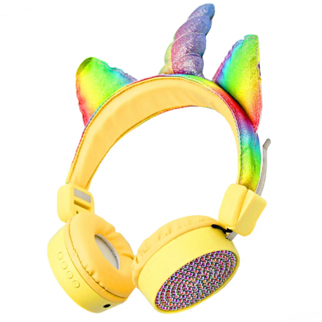 Наушники беспроводные детские единорог AH-807  оптом-6