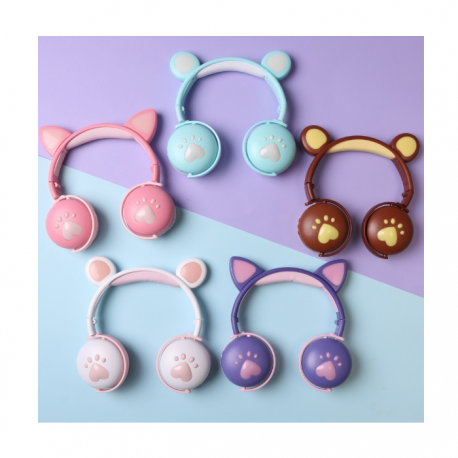 Наушники беспроводные детские с ушками G6S  оптом-11