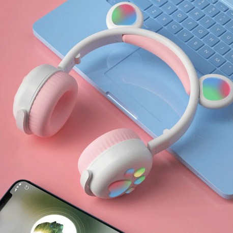 Наушники беспроводные детские с ушками G6S  оптом-13