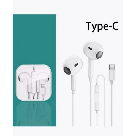 Проводные наушники вкладыши HABBARMERS TYPE-C-4