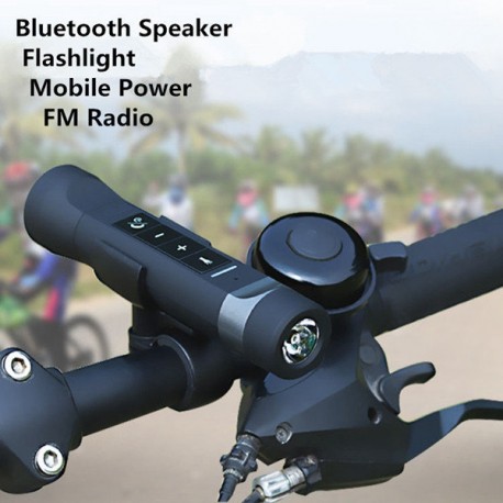 Колонка фонарик для велосипеда Multifunctional music torch  оптом-15