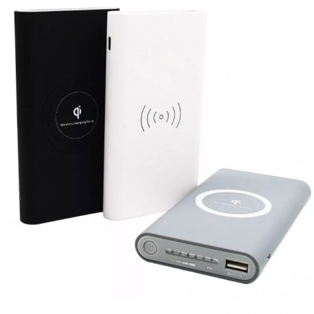 Power Bank Qi 20000 mah с беспроводной зарядкой  оптом-2