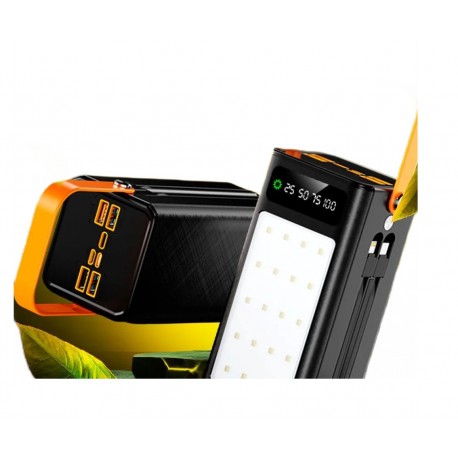 Зарядное устройство POWER BANK 80000 mAh HIGH -QUALIT на солнечной батарее с ручкой-1