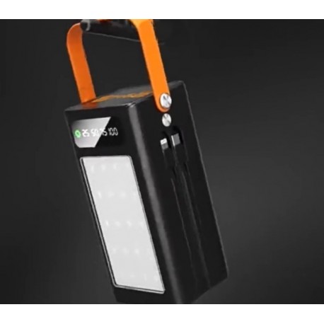 Зарядное устройство POWER BANK 80000 mAh HIGH -QUALIT на солнечной батарее с ручкой-7