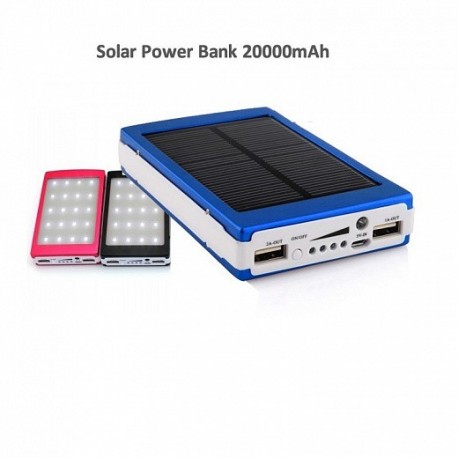 Solar Power Bank 20000 mAh - аккумулятор на солнечной батарее  оптом-2