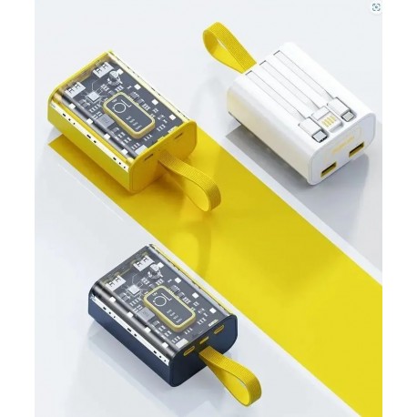 Внешний аккумулятор 10000mAh 3 в 1 - Lightning, USB, USB Type-C  оптом-3