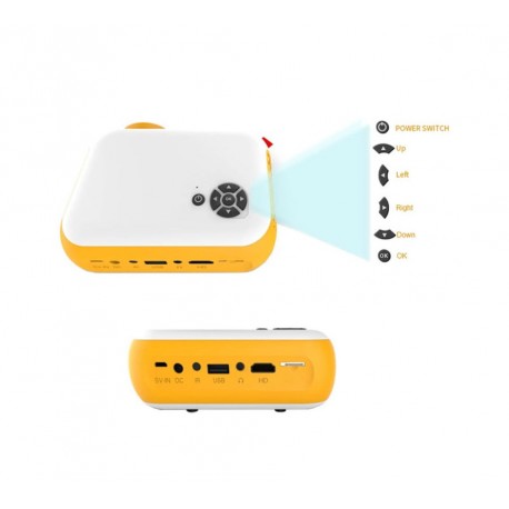 Портативный мини проектор A10  оптом-3