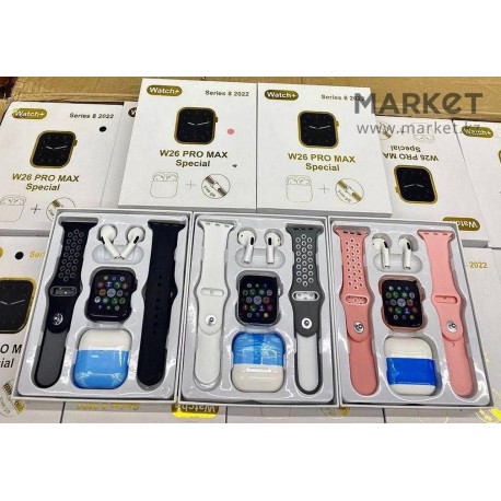 Умные часы Smart watch W26 Pro max Special + наушники  оптом-4