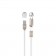 Кабель зарядки USB WK Cable to microUSB/Lightning 2-in-1 WKC-001  оптом