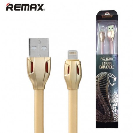 Кабель зарядки USB Lighting Remax Laser Cable RC-035  оптом-6