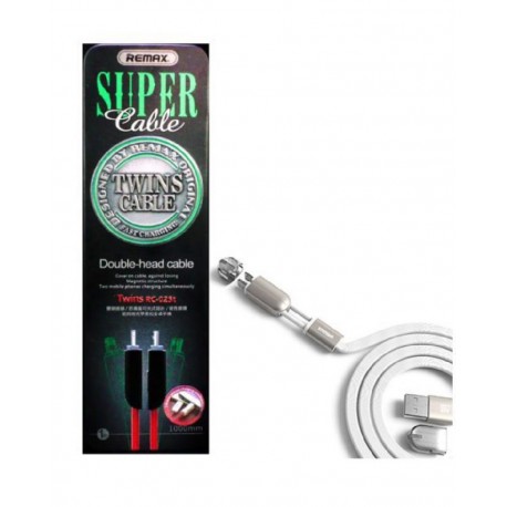 Кабель зарядки USB Remax RC-025T Twins Cable  оптом-2