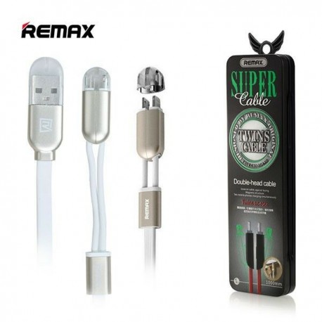 Кабель зарядки USB Remax RC-025T Twins Cable  оптом-4