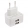 Сетевое зарядное устройство 2USB Remax RMT-7188  оптом