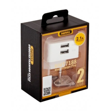 Сетевое зарядное устройство 2USB Remax RMT-7188  оптом