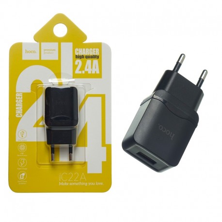 Сетевое зарядное устройство Hoco C22A  оптом-1