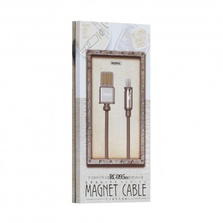 USB кабель Remax Gravity Lightning RC- 095 с магнитным штекером  оптом